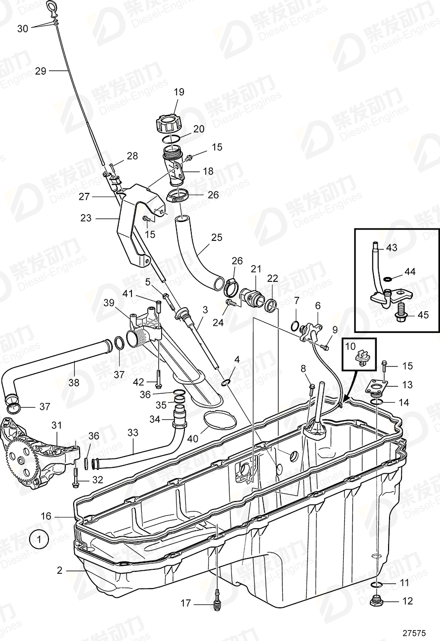 VOLVO Bracket 22422487 Drawing